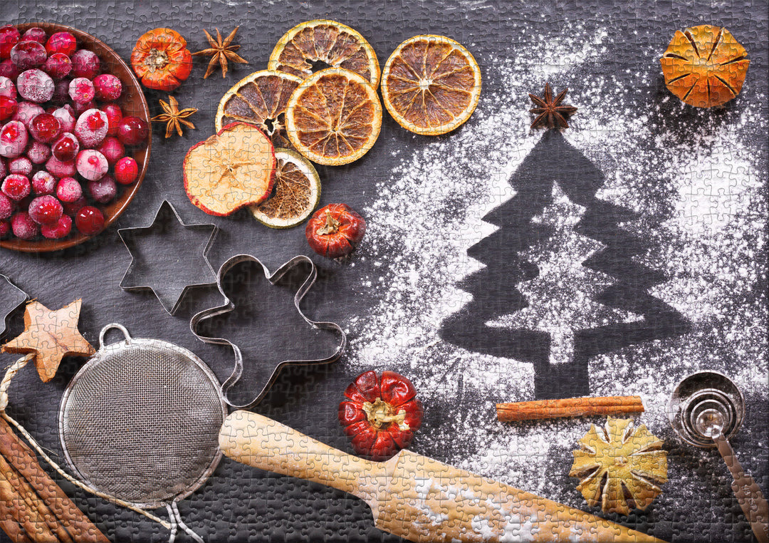 Weihnachts-Puzzle 1000 Teile "Winter-Genuss"