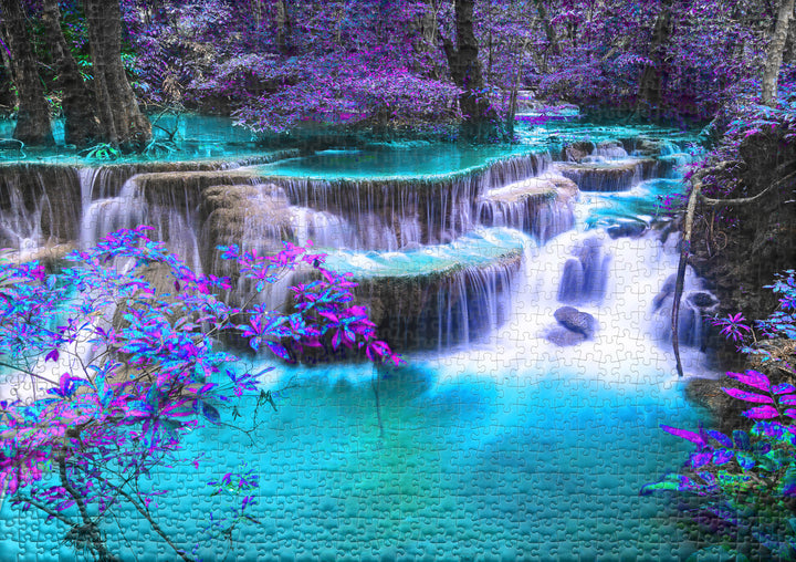 Wasserfall-Puzzle 1000 Teile "Secret Place"