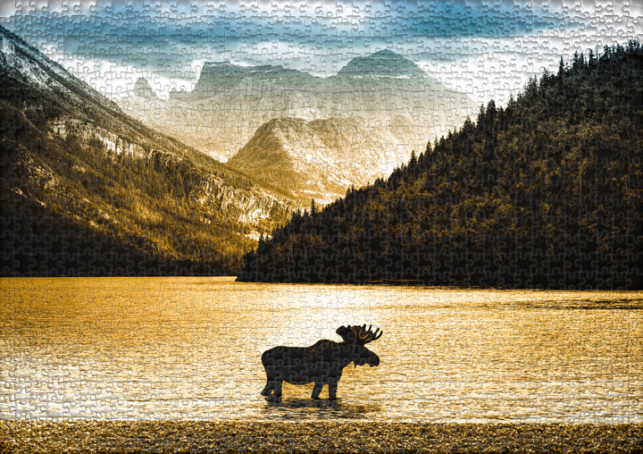 Puzzle 1000 pezzi "Prendere il sole a mezzanotte"