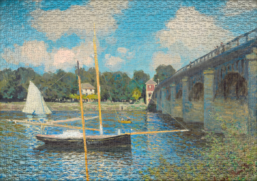 Puzzle 1000 pièces « Claude Monet, Pont d'Argenteuil »