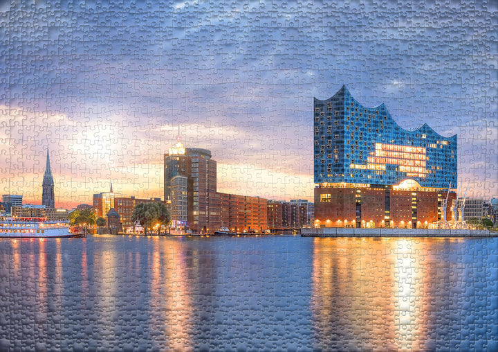 Hamburg Puzzle 1000 Pieces "Elbphilharmonie"