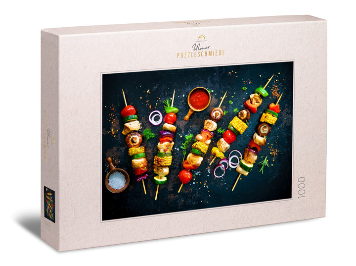 Puzzle 1000 pièces « Barbecue coloré »