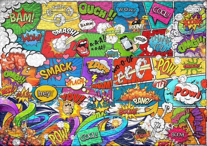 Puzzle a fumetti da 1000 pezzi "Boom!"