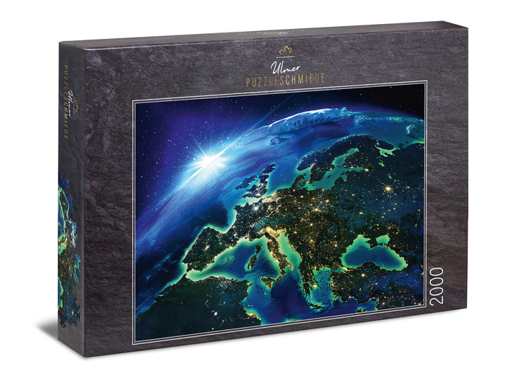 Puzzle spaziale 2000 pezzi "Luci d'Europa"
