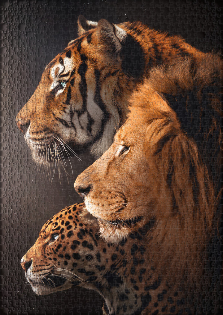 Big Cats Puzzle 1000 Pieces "The Big Three"