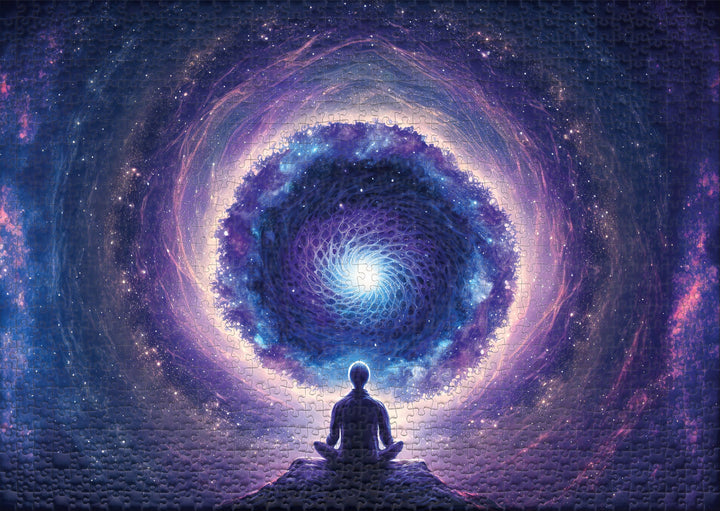 Puzzle 1000 Teile "Meditation im Kosmos"