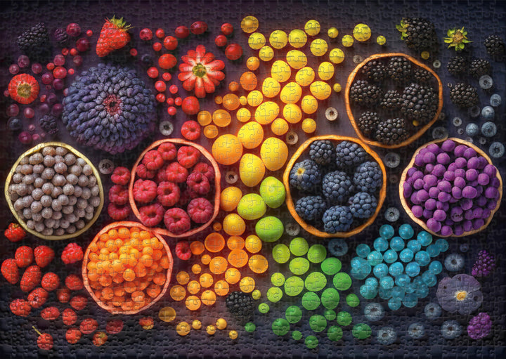 1000 Teile Puzzle Motiv nach eigener Wahl bereits gerahmt, schwarz