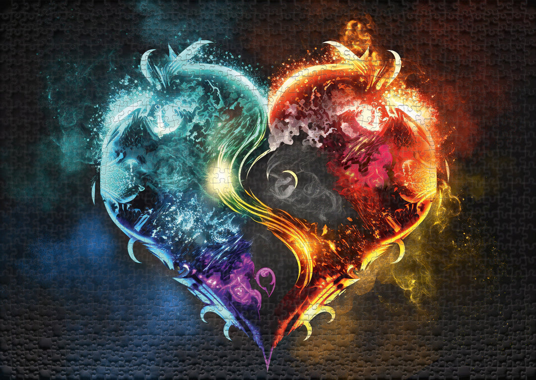 1000 Piece Puzzle "Magical Heart"