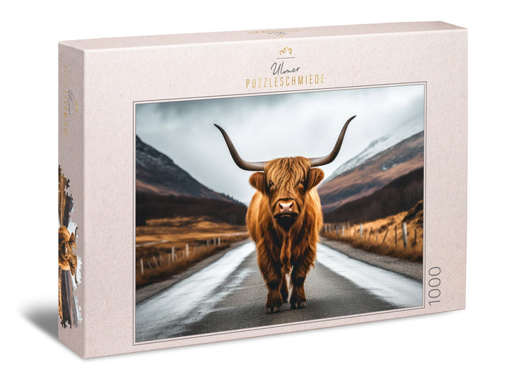 1000 Piece Puzzle "Highland Road"