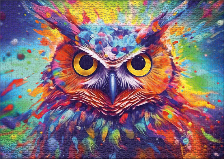 Puzzle 1000 pezzi "Gufo Allocco"