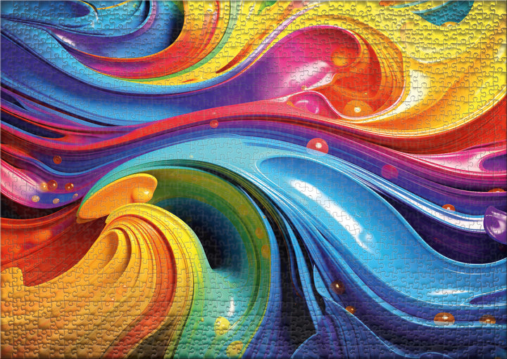 Puzzle 1000 pezzi "Acqua arcobaleno"