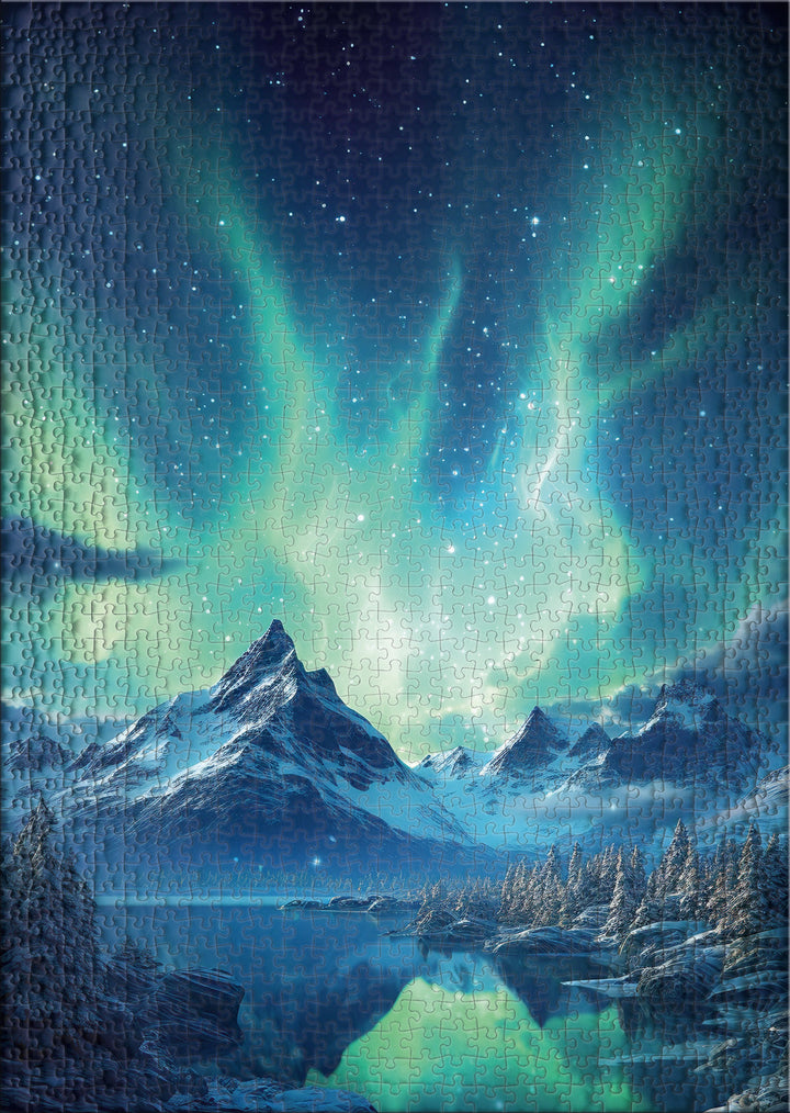 Puzzle 1000 pezzi "Notte nordica"