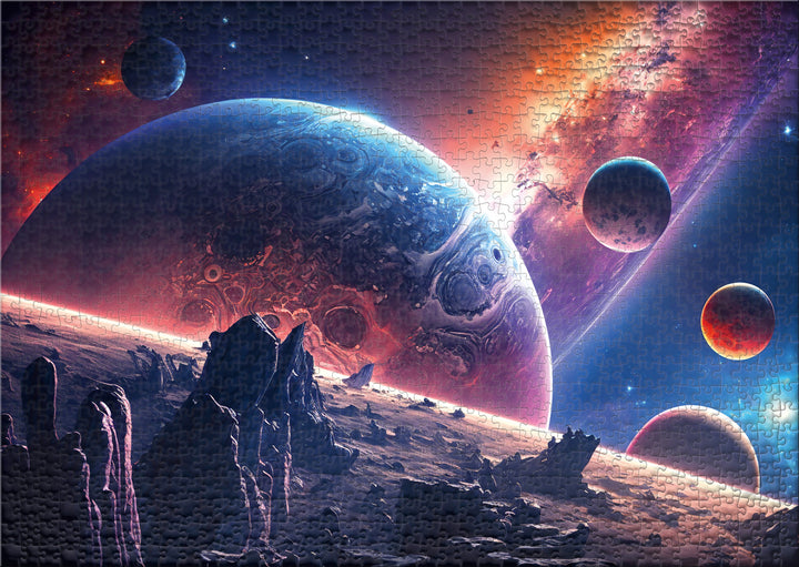 Puzzle de 1000 pièces « Système planétaire »