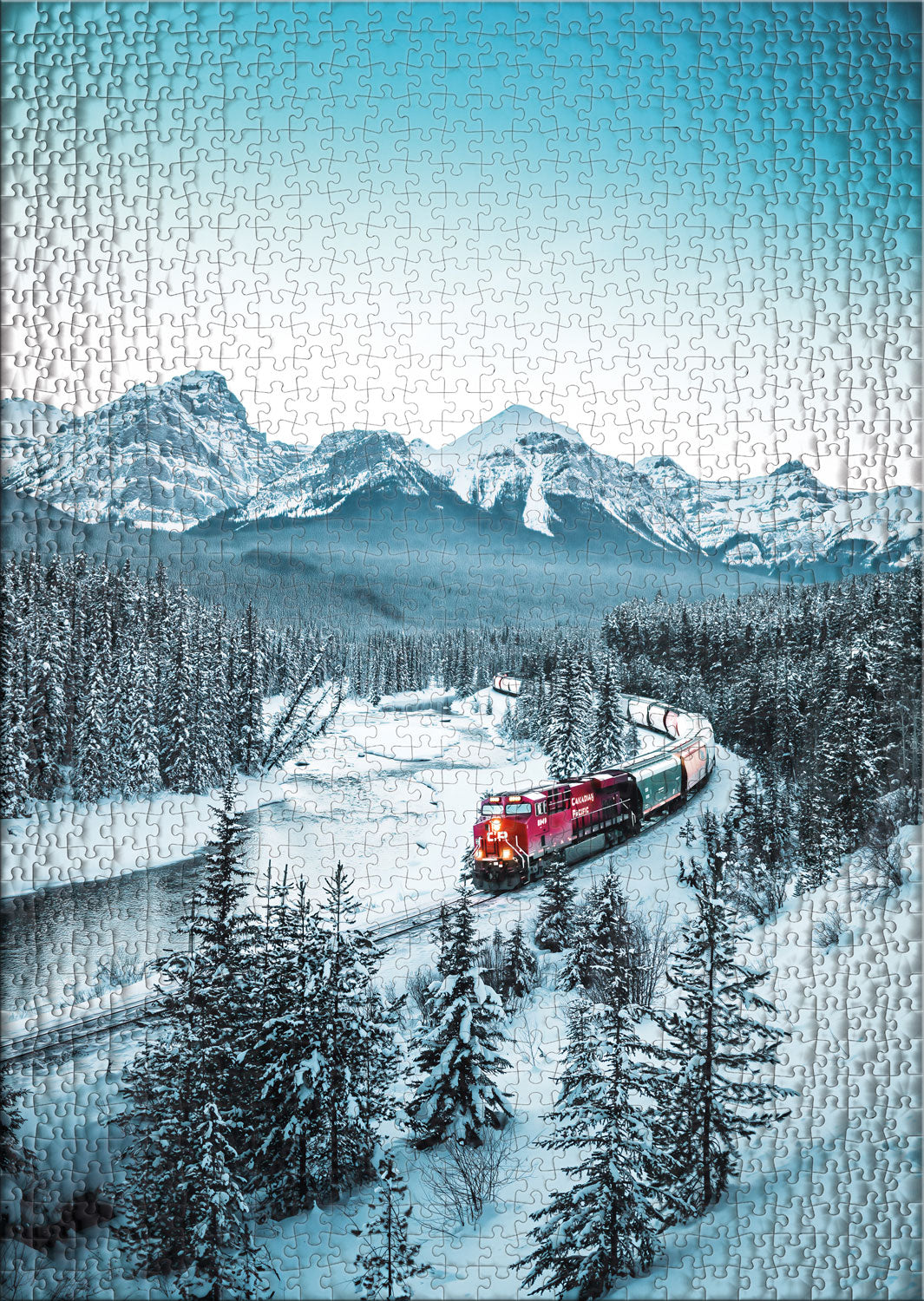 Eisenbahn-Puzzle 1000 Teile "Morant's Curve"