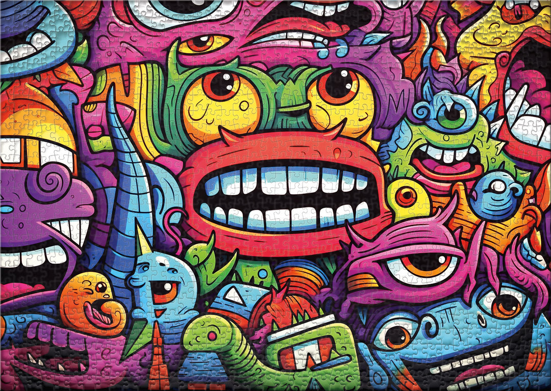 Puzzle-Spaß „Freibier-Gesichter" 1000 Teile