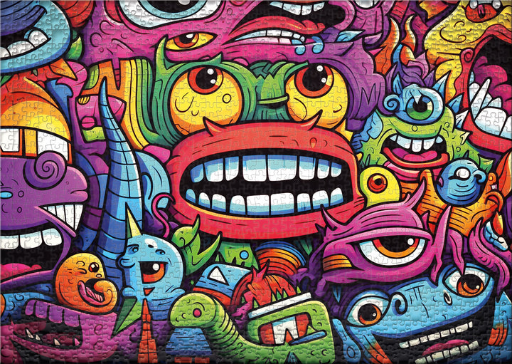 Puzzle-Spaß „Freibier-Gesichter" 1000 Teile