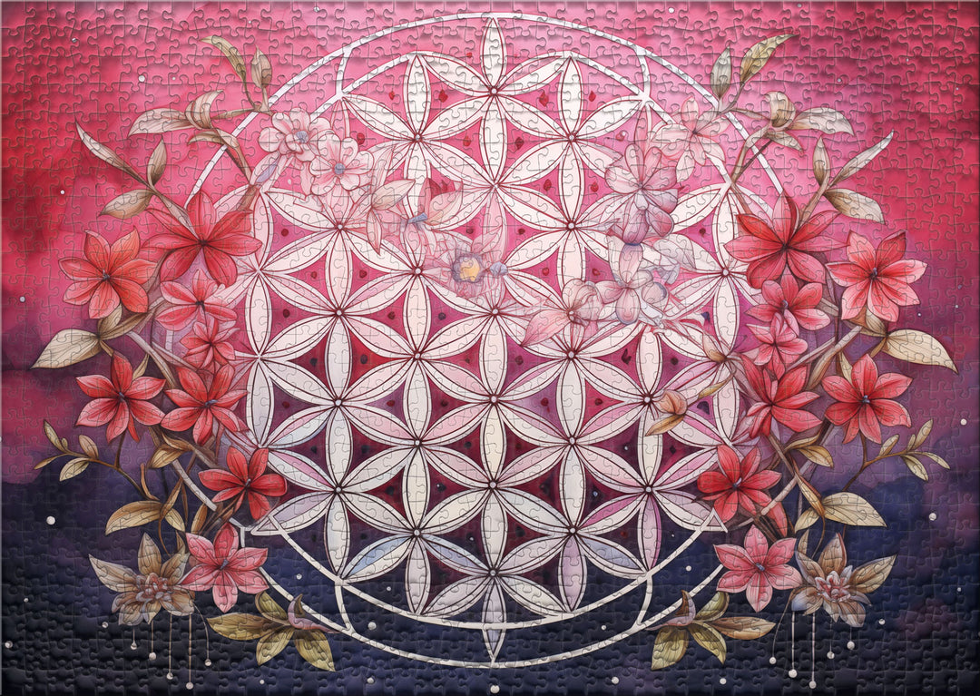 Puzzle 1000 Teile „Blume des Lebens“