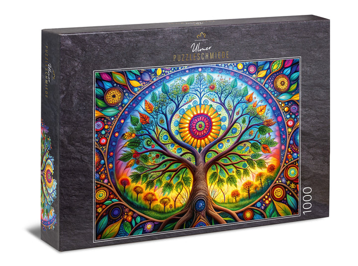 1000 Teile Puzzle Lebensbaum „Wurzeln des Lichts“