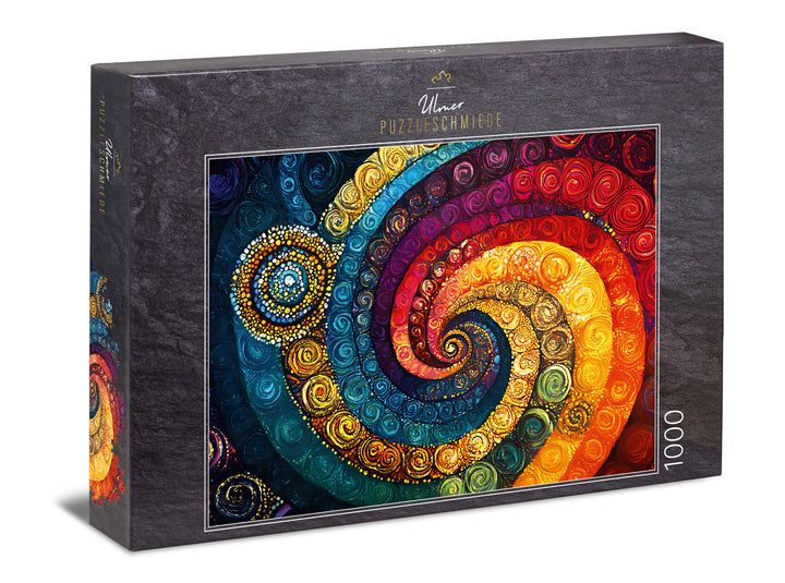 Puzzle 1000 pièces « Tourbillon en spirale »