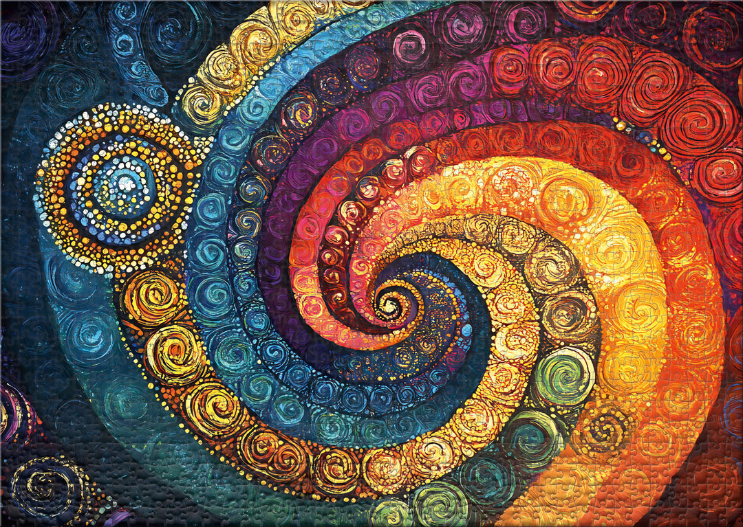 Puzzle 1000 pièces « Tourbillon en spirale »