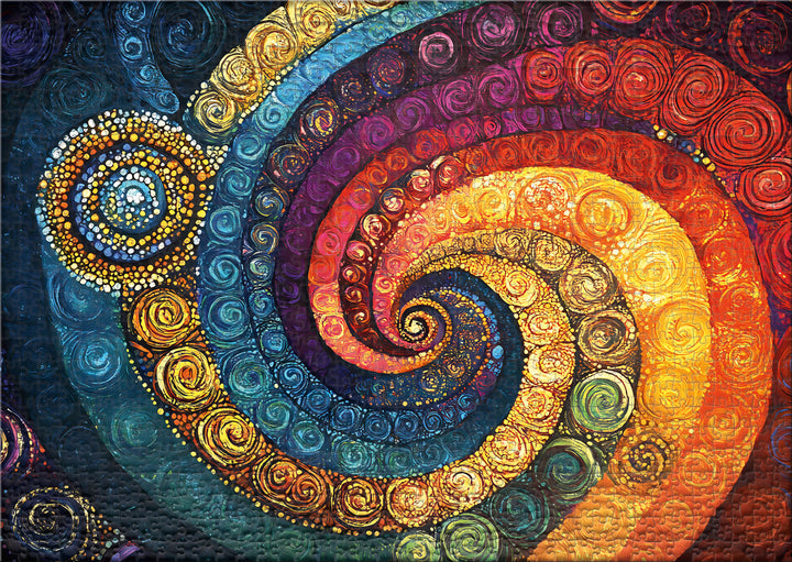 Puzzle 1000 pièces « Tourbillon en spirale »