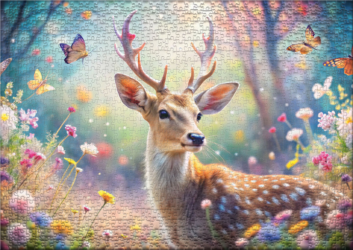 "Märchenprinz“ 1000 Teile Hirsch-Puzzle