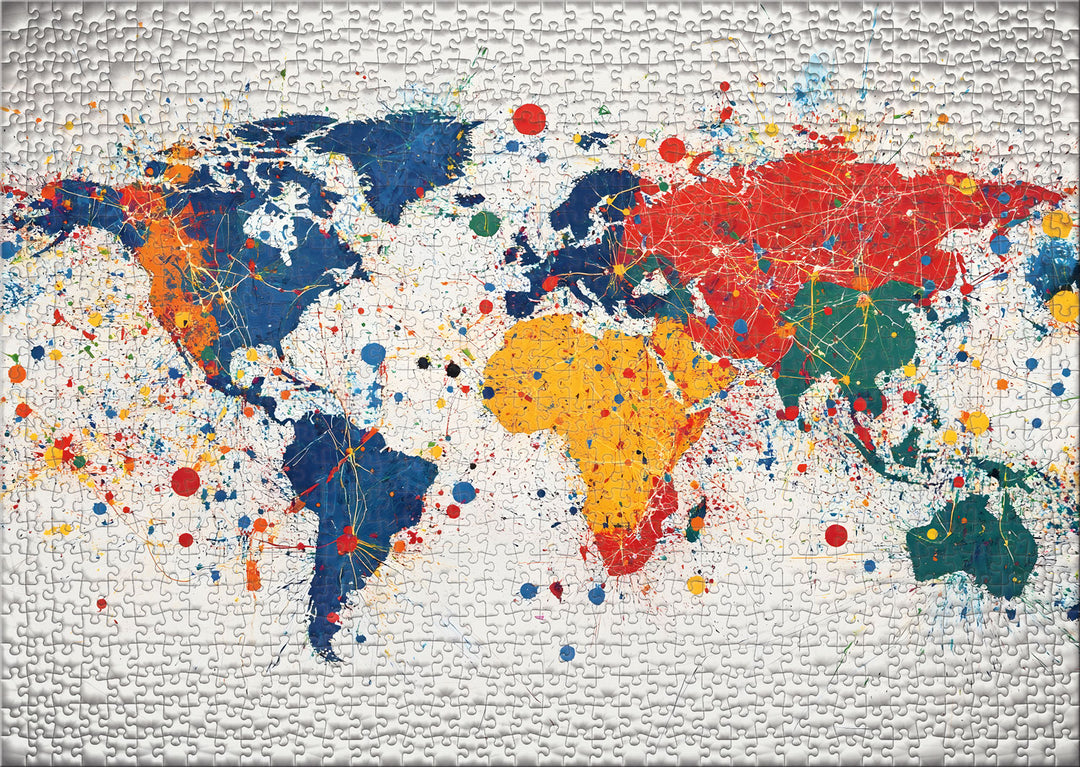 Puzzle 1000 Teile „Weltreise“