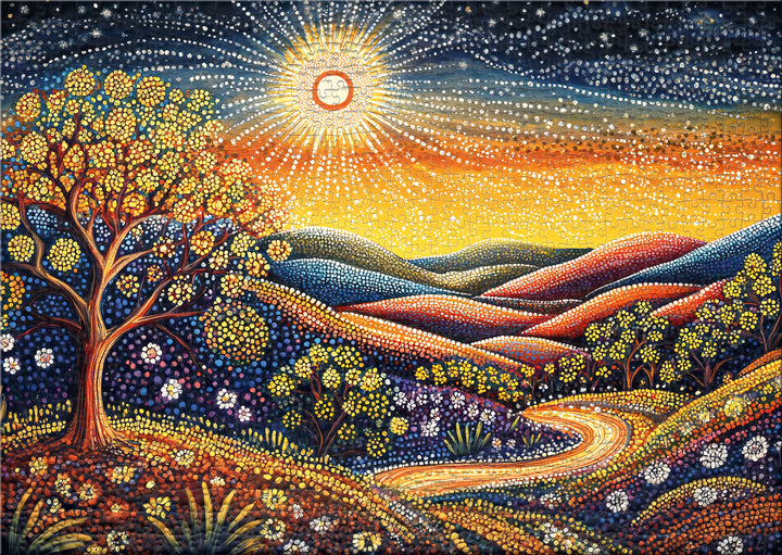 "Pilgrim's Path" Puzzle 1000 Pieces