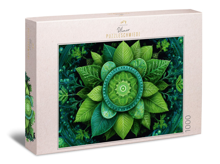 Blumen-Mandala Puzzle 1000 Teile "Anima Viridis"