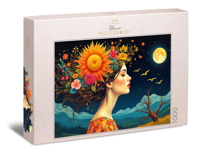 1000 Teile Puzzle "Luna Flora"