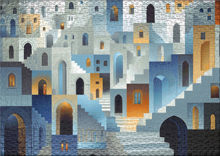 "Mediterranean Labyrinth" 1000 Pieces Puzzle