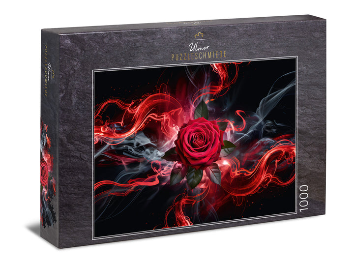 Puzzle 1000 Teile "Rosen-Glut"