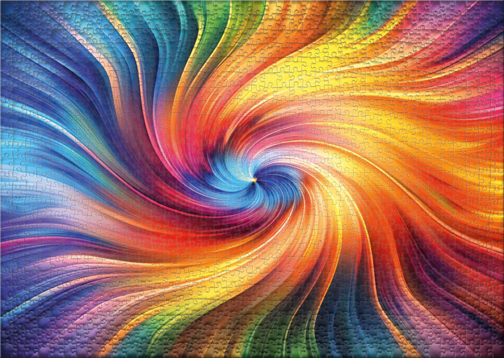 Puzzle 1000 Teile „Farbwirbel“