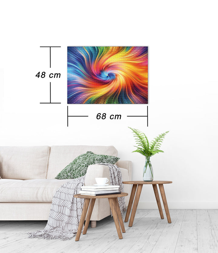 Puzzle 1000 Teile „Farbwirbel“