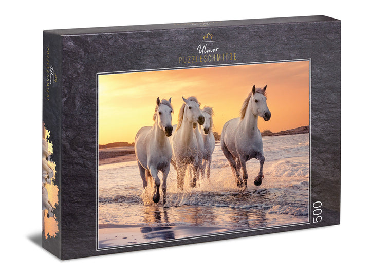Puzzle 500 pezzi "Cavalli della Camargue"