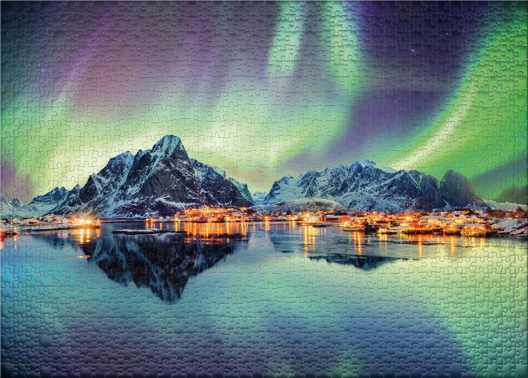 500 Piece Puzzle "Dance of Lights in the North"