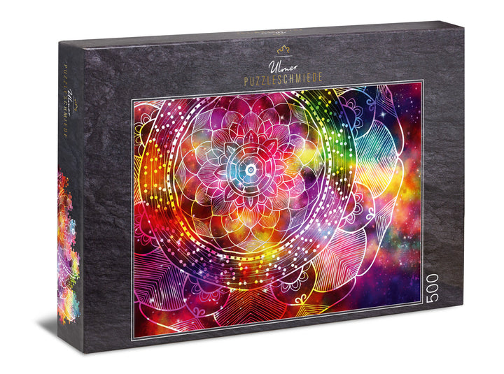 Puzzle 500 pezzi "Mandala colorato"