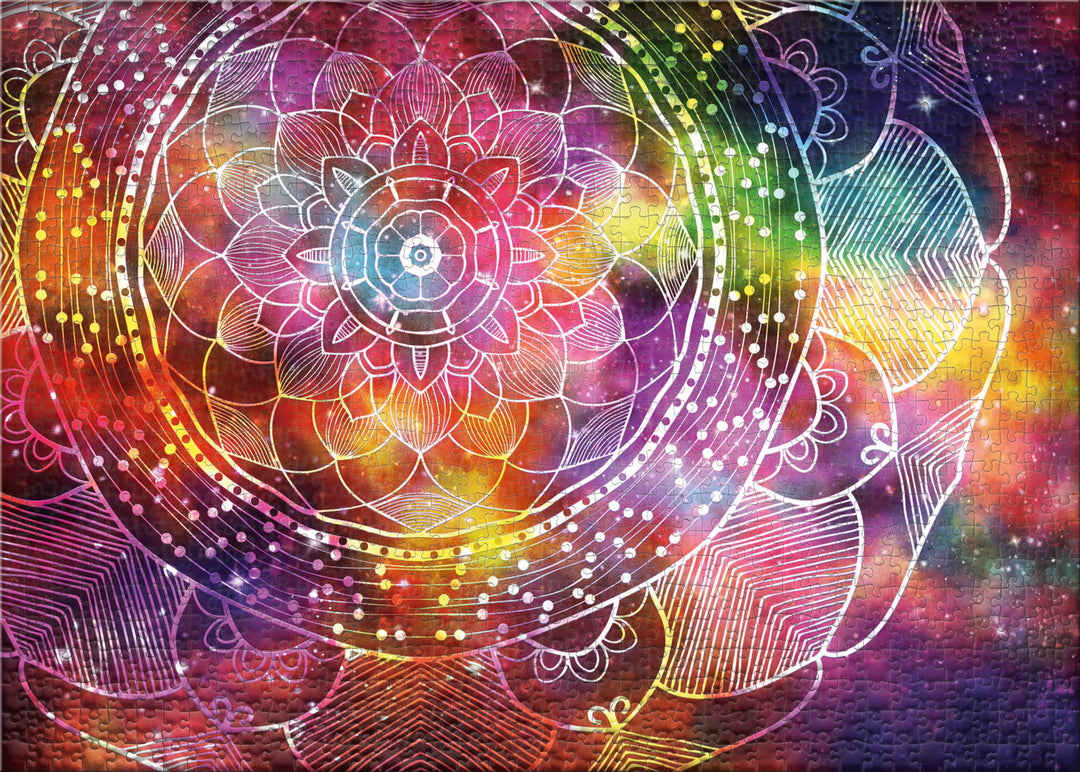 Puzzle 500 pezzi "Mandala colorato"